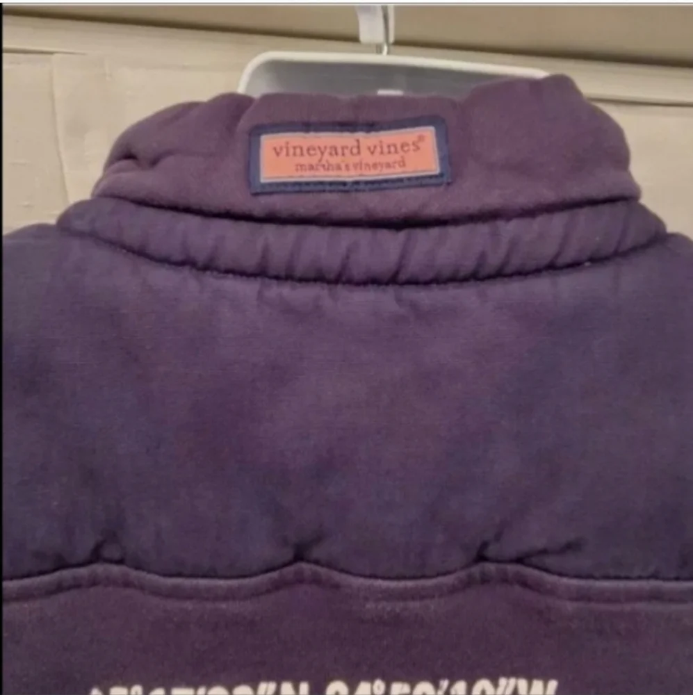 Vineyard Vines Custom 1/4 Zip Shep Shirt Pullover Men's Navy Blue Size Medium